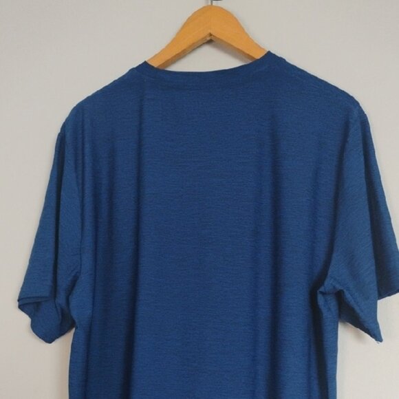 Reebok Men's Size Large Blue Short Sleeve Active Wear Tee Casual Comfort Sporty - Picture 3 of 7